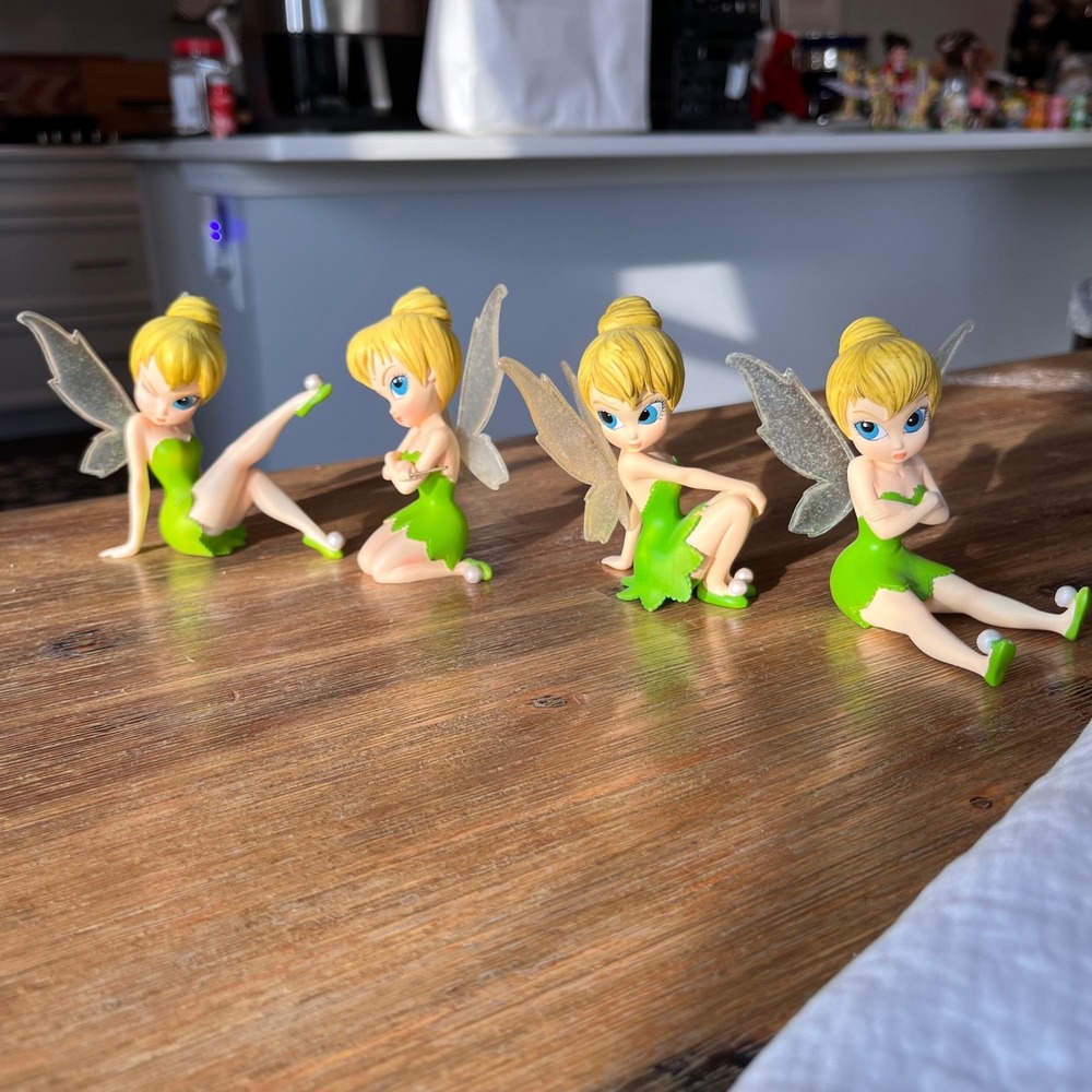 Disney Fairies Hamilton All Eyes On Me Tinker Bell Figurine Set of 4